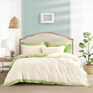 【Grace Life】60支雙色美學100%天絲單人兩用被床包三件組 雙宿系列(單人床包搭配雙人兩用被)