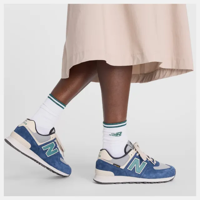 【NEW BALANCE】NB 長裙 女款 運動裙 美規 杏色 WK43551LMR