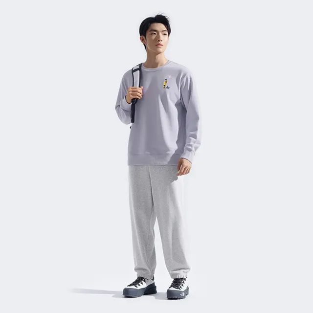 【The North Face】北臉 長袖上衣 男 女  U SUMMER HIKING INSPIRED CREW 灰 NF0A8HNFBOB