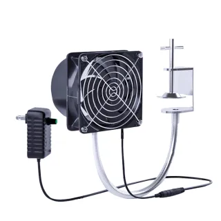 【R.H 獵戰】烙鐵焊接排煙儀  排風扇 小型焊錫抽煙機(工業吸吹排煙器 排氣扇 換氣扇 軟管4米)