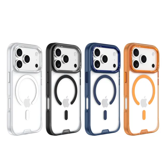 【HODA】iPhone 17/16 Plus/Air/Pro/Pro Max MagSafe 柔石軍規防摔保護殼