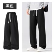 【NEW FORCE】歐美男士寬鬆休閒直筒長褲-3色可選(運動長褲/休閒長褲/男裝/秋冬長褲/抽繩長褲)
