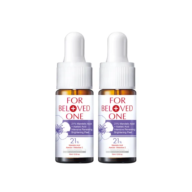 【For Beloved One 寵愛之名】杏仁花酸深層煥膚精華21% 15ml 買一送一(杏仁酸/粉刺油光/居家煥膚)