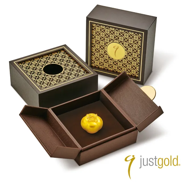 【Just Gold 鎮金店】好柿連連 5g 黃金擺件