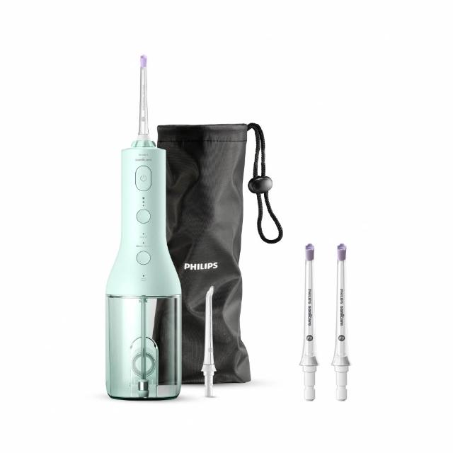 【Philips 飛利浦】Sonicare X型水流電動沖牙機 HX3826/34 綠色