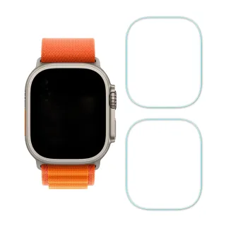 【RedMoon】Apple Watch Ultra3/Ultra2/Ultra 49mm 3D高清透明TPU奈米水凝膜滿版螢幕保護貼 2入