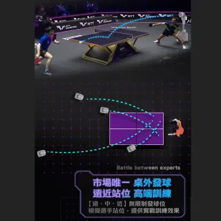 【PONGBOT 龐伯特】HALO增強版站立式人工智能AI桌球發球機/乒乓球機器人(自動發球器 無線遙控 桌球教練機)