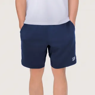 【JNICE 久奈司】大賽透氣針織運動短褲 中性版型 運動褲 大賽褲(藏青)