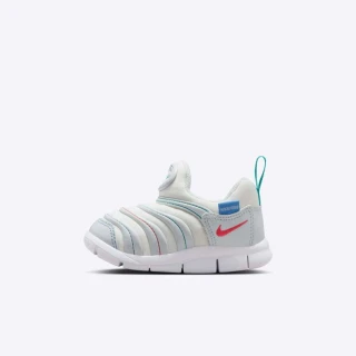 【NIKE 耐吉】Dynamo Free TD 小童 學步鞋 毛毛蟲 運動 休閒 穿搭 舒適 白藍(343938-105)