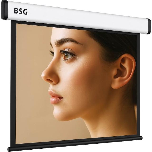 【BSG博士佳】「超視膜」極光系列16:9電動投影布幕(90吋)