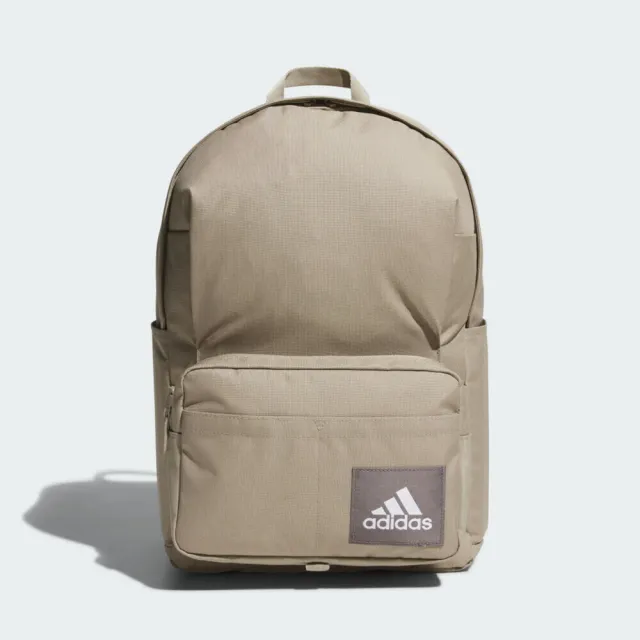 【adidas 愛迪達】ESS 2IN1 BP 後背包 雙肩背包 書包 運動 旅行包 二合一 愛迪達 卡其(IW9802)（其他規格）