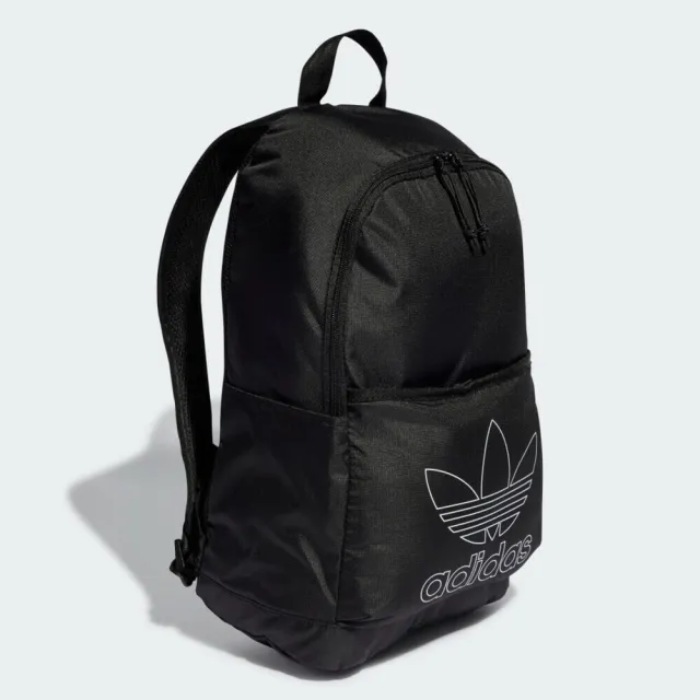 【adidas 愛迪達】Adicolor Backpk 後背包 戶外 運動 休閒 黑(IT7602)