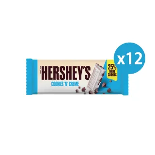 【Hersheys 好時】巧酥可可風味片裝 超值組(40gx12入)