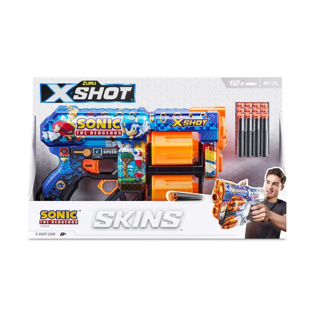 【X-SHOT】X射手 塗裝系列音速小子(隨機一款)