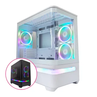 【華碩平台】U5十核RTX 5060 Win11{懸浮勇士W}電競機(Ultra 5 225F/B860/32G D5/1TB)