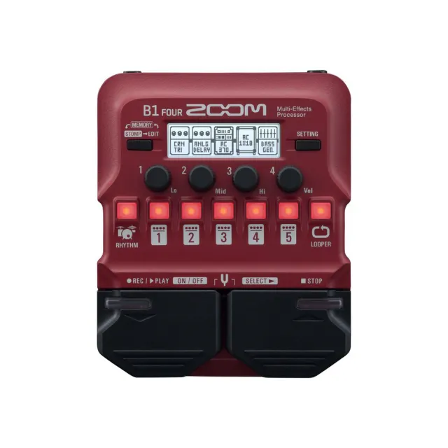 【ZOOM】B1 Four 貝斯綜合效果器(海國)