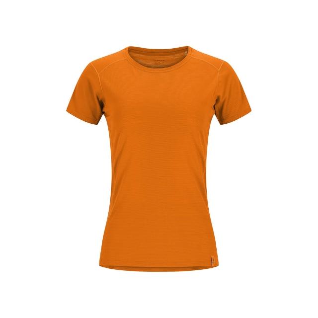 【RAB】Syncrino Base Tee Wmns 羊毛混紡排汗衣 女款 橙橘 #QBL31
