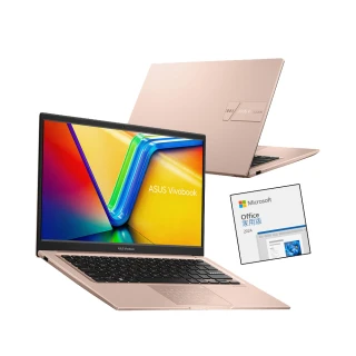 【ASUS 華碩】Office2024組★14吋Core5輕薄筆電(Vivobook X1404VA/core5-120U/8G+8G/512G SSD/W11)