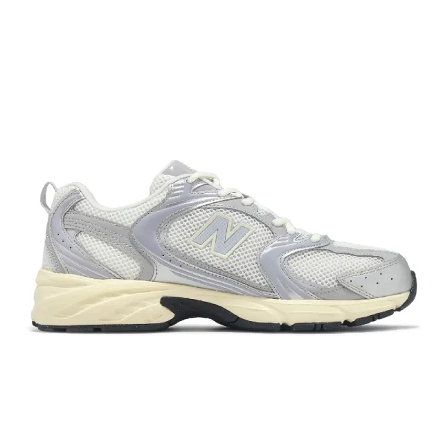【NEW BALANCE】休閒鞋 530 男鞋 女鞋 金屬銀 鏡灰 拼接 緩衝 復古跑鞋 NB 情侶鞋(U530SEA-D)