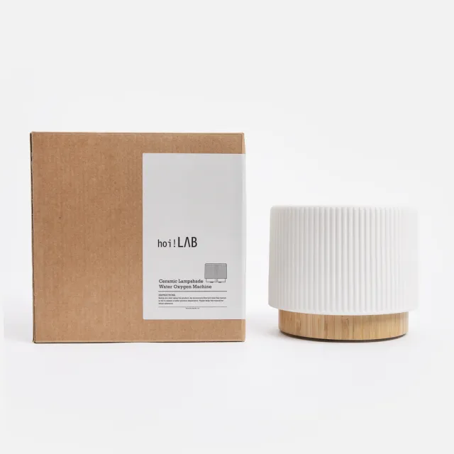 【hoi!LAB】陶瓷燈罩超聲波 水氧機-250ml