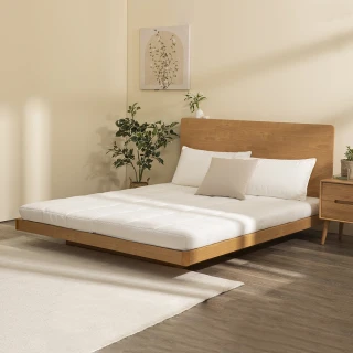 【hoi! 好好生活】Sleep AIR 雲朵層薄床墊歐規雙人加大6尺180*200*8cm(羊毛材質增加透氣)