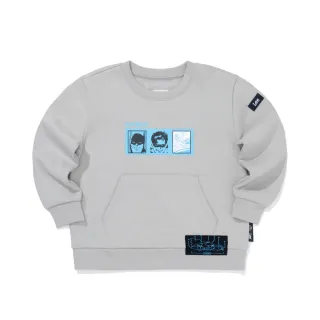 【Batman x Lee】童裝 長袖厚T｜蝙蝠俠 三格漫畫｜季節性版型｜礦石灰(LB511011402)