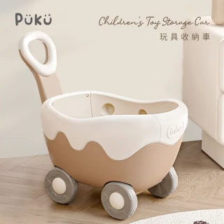【PUKU 藍色企鵝】兒童 玩具 收納 置物 推車