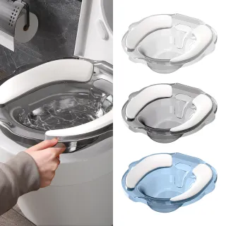 【QLZHS】SPA免蹲馬桶護理坐浴盆 痔瘡泡盆 術後護理盆 藥浴泡盆 月子護理盆(附贈沖洗器+掛鉤)