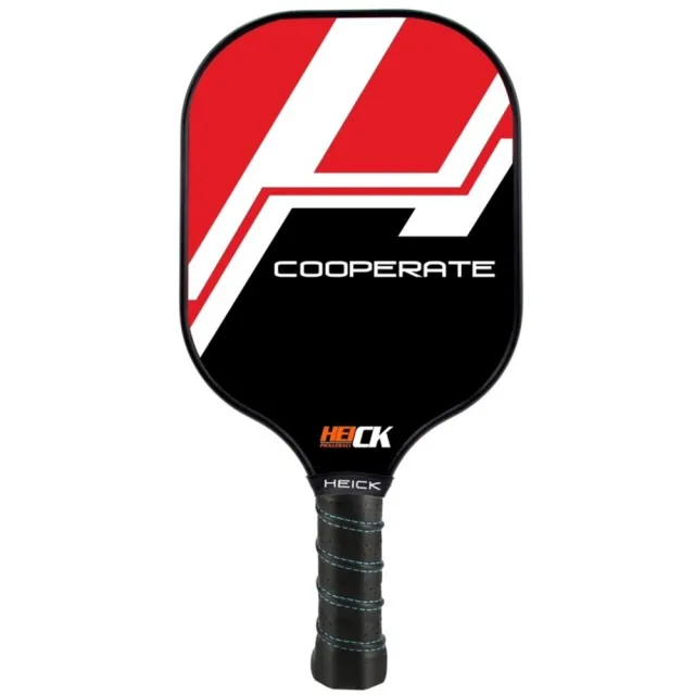 【HEICK】H-cooperate 玻璃纖維 匹克球拍組 入門初學款 輕量化球拍(匹克球40孔*4/玻纖球拍*2/收納背包*1)