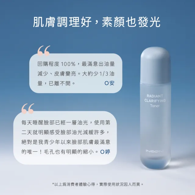 【INGENI 新肌霓】煥顏淨膚拋光露120mlx2入(新一代溫和果酸 擁有極佳保濕力)