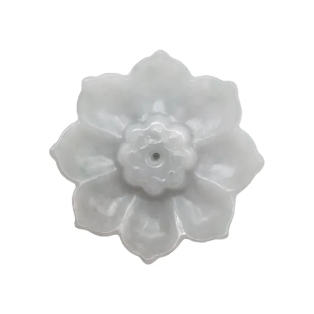 【藏古祥館】蓮花翡翠香插 SZ28(宗教開運 翡翠)