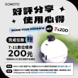 【GOMOTO官方直營】雙鏡頭機車行車記錄器GR10酷樂機(贈64GB記憶卡)