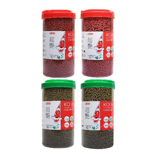 【ISTA 伊士達】錦鯉超豔飼料 1kg(增艷紅/成長綠)