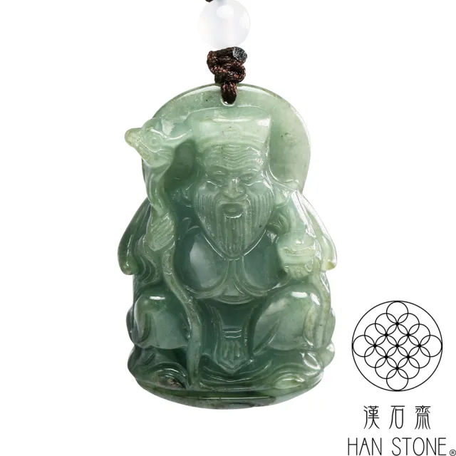 漢石齋】天然翡翠A貨土地公玉佩吊墜(26*39*9mm以上) - momo購物網