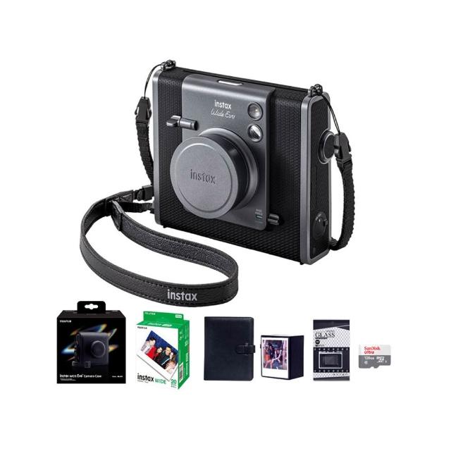 【FUJIFILM 富士】Instax WIDE EVO 混合式數位拍立得相機 原廠公司貨(原廠皮套20張底片相冊..豪華組)