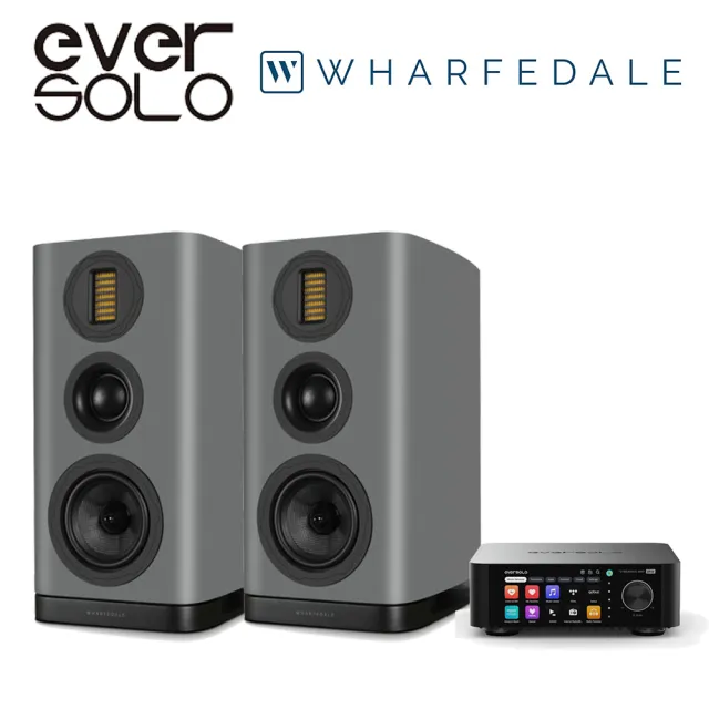 【eversolo】兩聲道音響組合(Play CD Edition + Wharfedale EVO 5.2 喇叭)