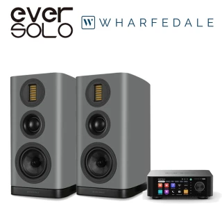 【eversolo】兩聲道音響組合(Play + Wharfedale EVO 5.2 喇叭)