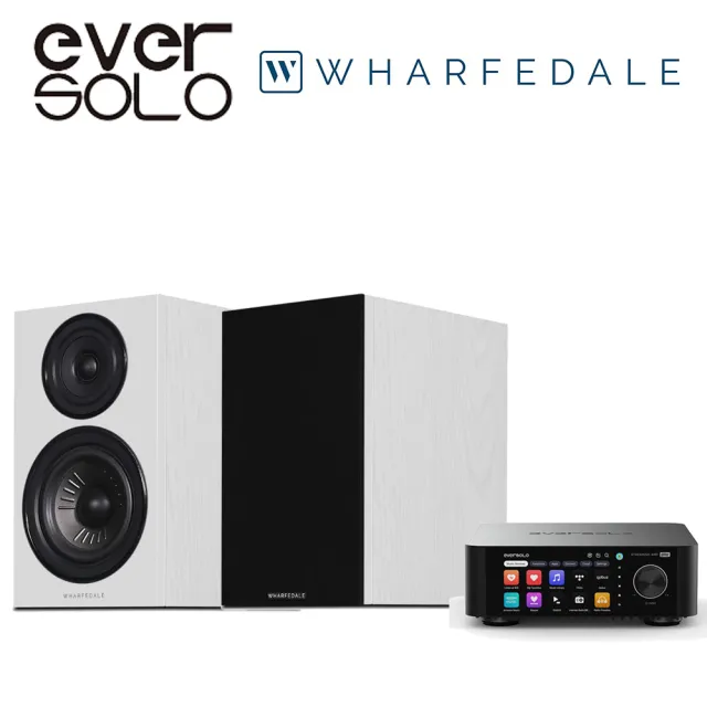 【eversolo】兩聲道音響組合(Play CD Edition + Wharfedale Diamond 12.2 喇叭)