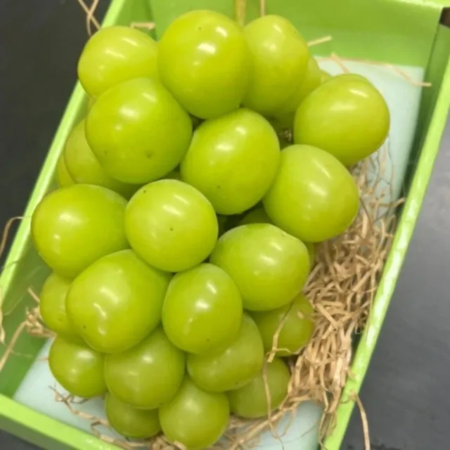 【RealShop】大串日本岡山晴王麝香葡萄2房裝 共重1.5kg±10%x1盒(最高等級禮盒 中秋禮盒 真食材本舖)