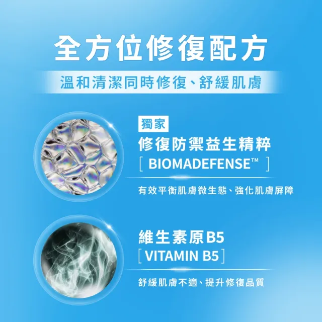 【理膚寶水】B5修復清爽全配組★B5全面修復保濕潔膚露+B5全面修復保濕化妝水+B5瞬效全面修復精華(洗面乳)
