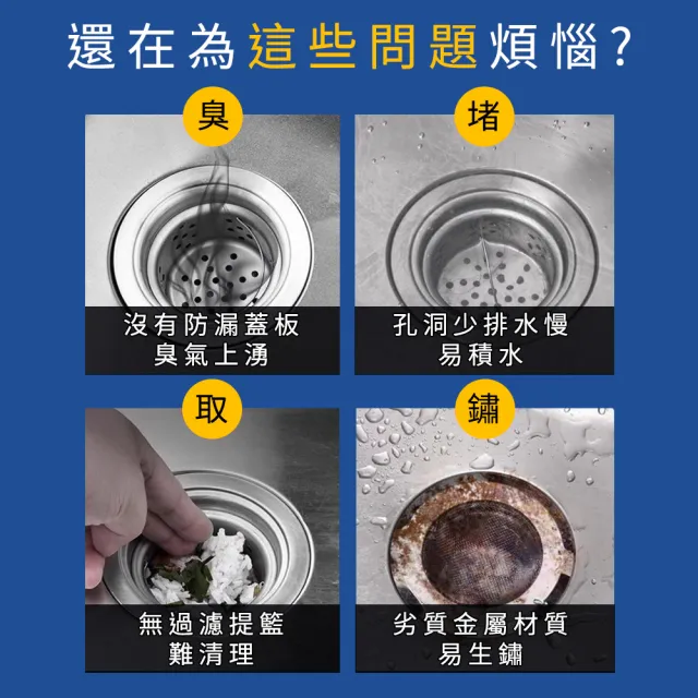 洗碗槽濾網 密封水槽 濾菜渣 洗手台濾網 洗手臺濾網 水槽提籠組 水槽過濾網(550-FF7105)
