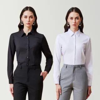 【SST&C】女裝 標準版素色長袖襯衫/基本款襯衫-多款任選(OUT)