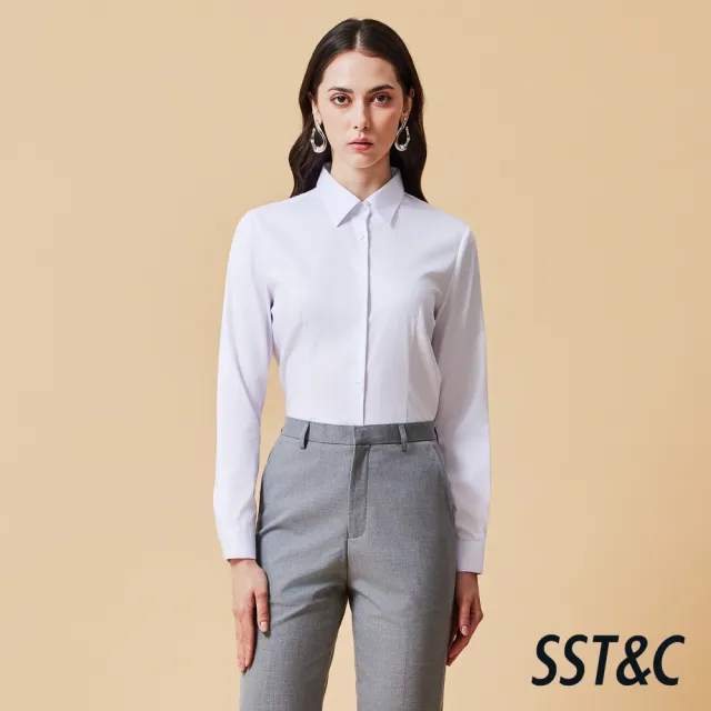 【SST&C】女裝 標準版素色長袖襯衫/基本款襯衫(多款任選)(OUT)(雙11限定)