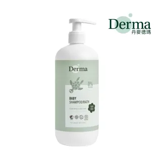 【Derma 丹麥德瑪】寶寶有機水嫩洗髮沐浴露家庭號 500ml(嬰幼兒/不流淚配方/三合一)