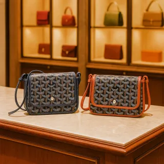 【GOYARD 高雅德】Plumet Pocket 翻蓋斜背信封包(多色任選)