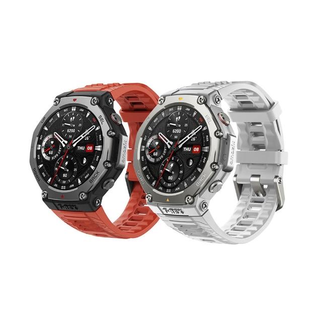 【Amazfit 華米】T-Rex 3 48mm軍規運動智慧手錶(10ATM防水/戶外運動/登山/騎行/越野跑/室內健身)