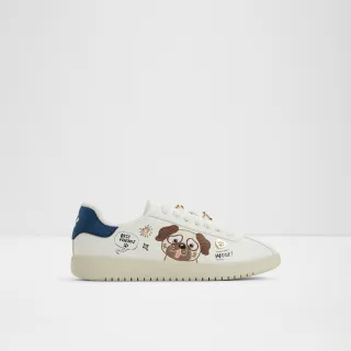 【ALDO】BESTFRIEND-活力小狗圖騰小白鞋-女鞋(白色圖騰)