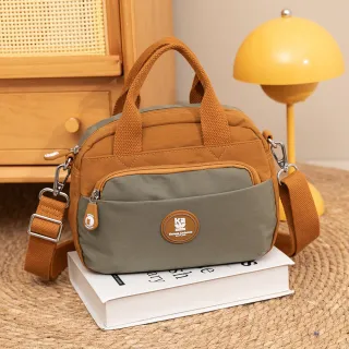 【金安德森】Mousse 拉鍊手提方包(夕陽橘)