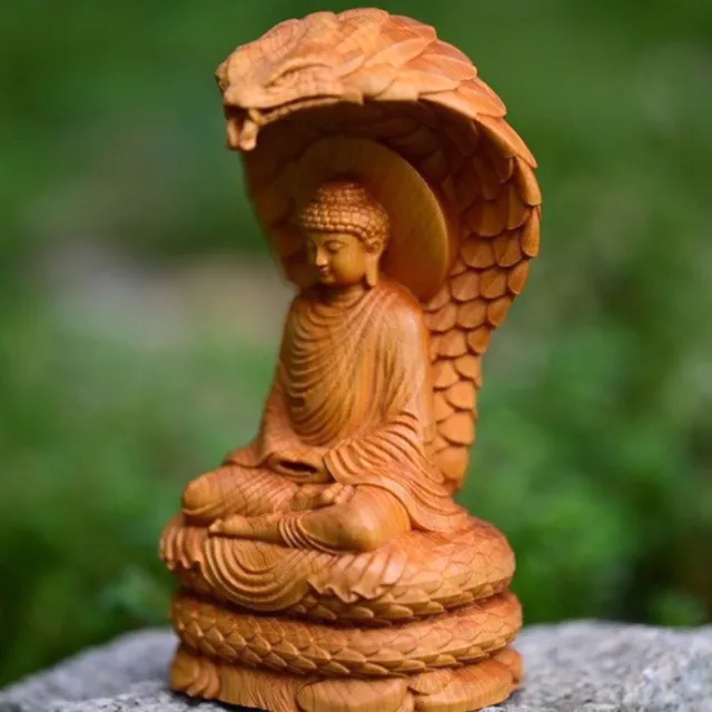 【LEESA】佛像擺件\禪意擺設\木雕\擺件\崖柏木\大日如來\坐禪釋迦摩尼\保平安