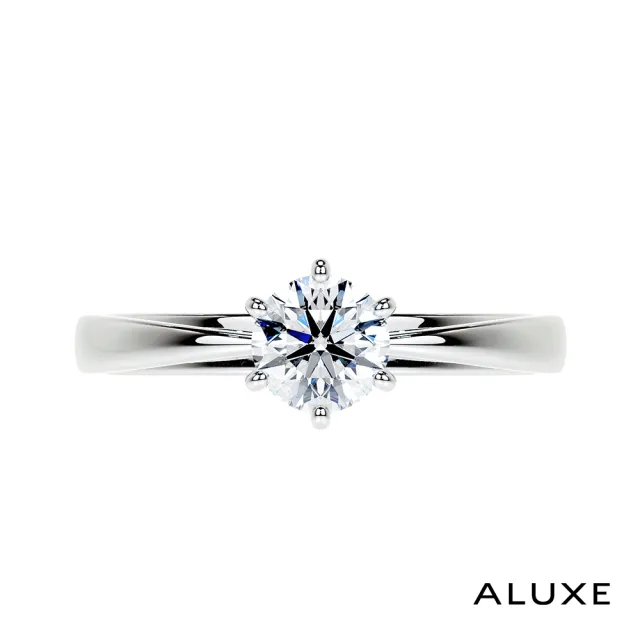 【ALUXE 亞立詩】0.30克拉 18K金 求婚鑽戒 RS0888(3色任選)